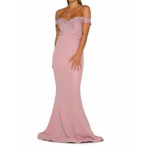 NEW PORTIA&SCARLETT off shoulder dress in blush